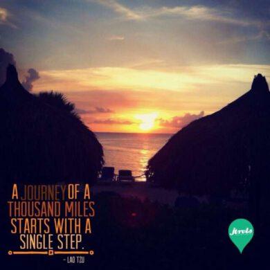 A journey of a thousand miles starts with a single step