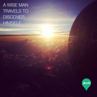 A wiseman travels to discover himself