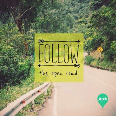 Follow the open road