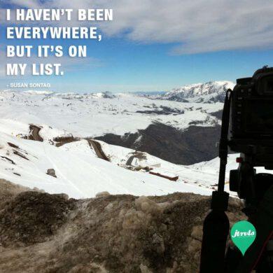 I never been everywhere, but it's on my list