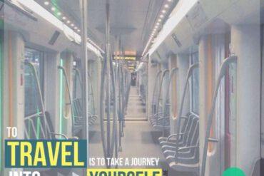 To travel is to take a journey into yourself