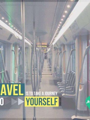 To travel is to take a journey into yourself