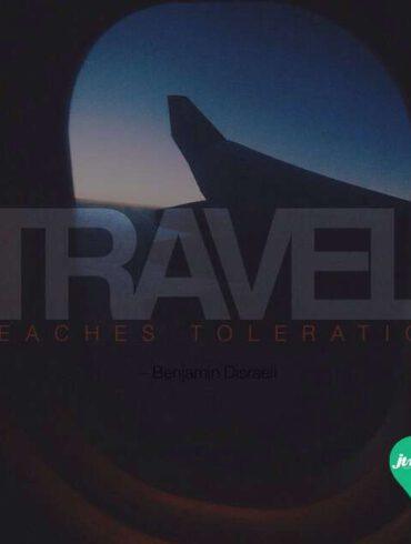Travel teaches tolerance