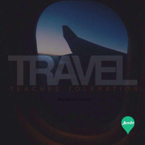 Travel teaches tolerance