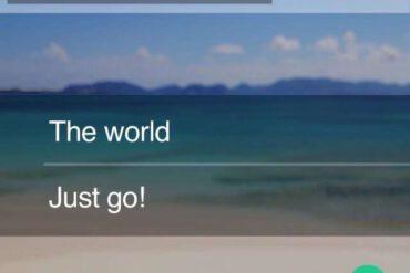 Travel the world, just go!