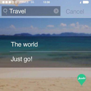 Travel the world, just go!