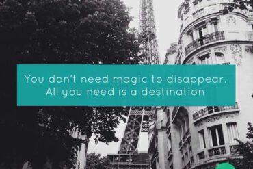 You don't need magic to disappear...