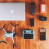 Macbook Pro, Anker 737 powerbank, Lacie 4TB, DJI Mini Pro, Insta 360, GoPro 11, iPhone 14 Pro Max