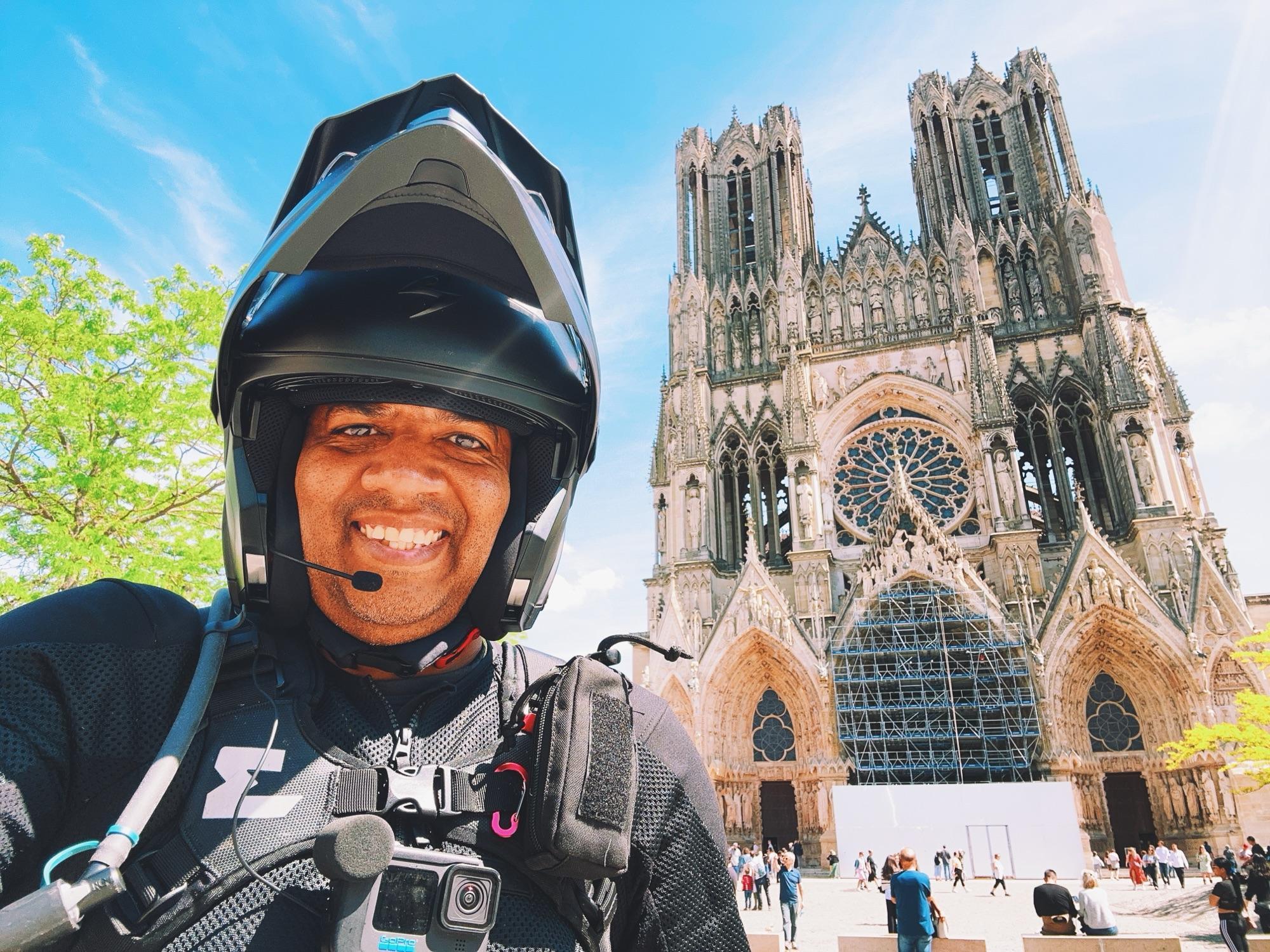 Me and the old lady of Reims, France 🇫🇷