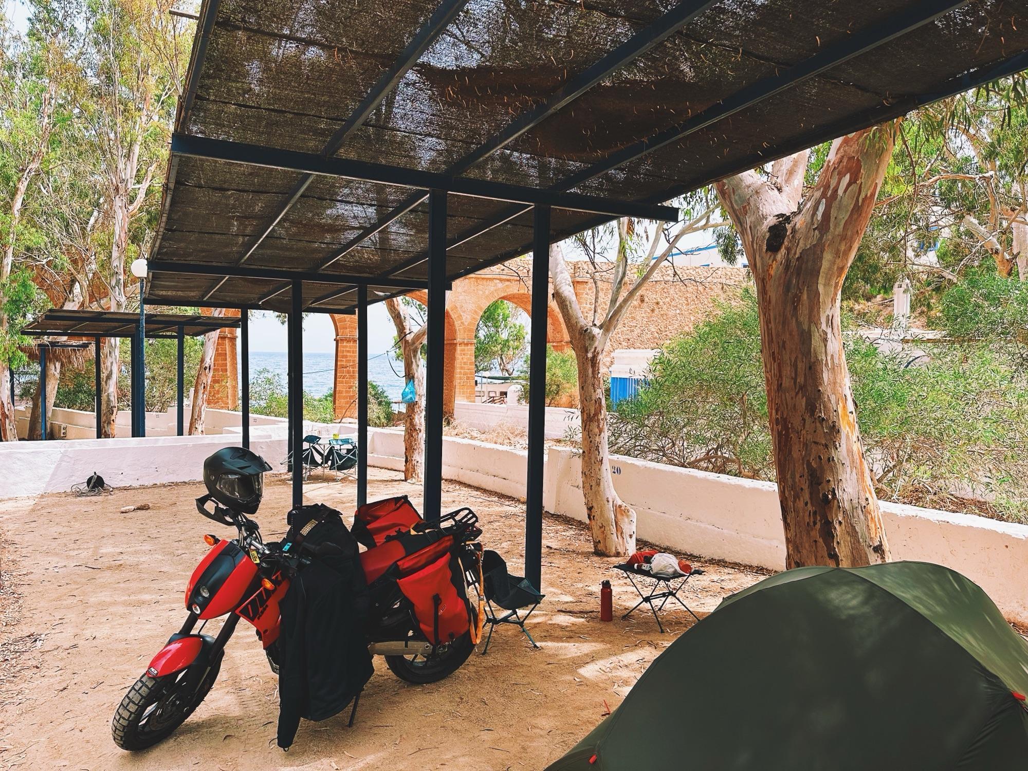 Nacho at camping Almeria, Spain ๐ช๐ธ