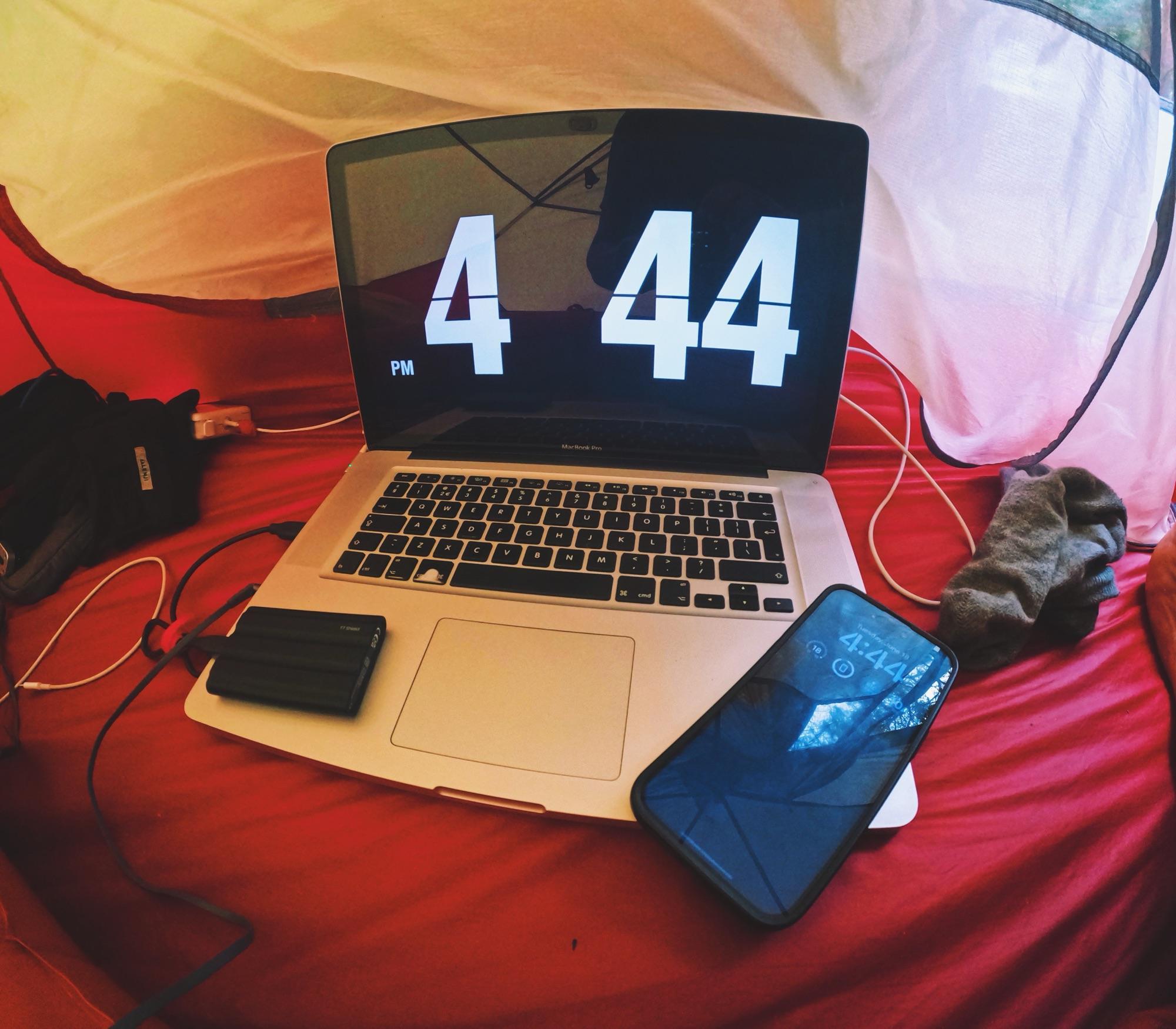 Tent editing studio 3