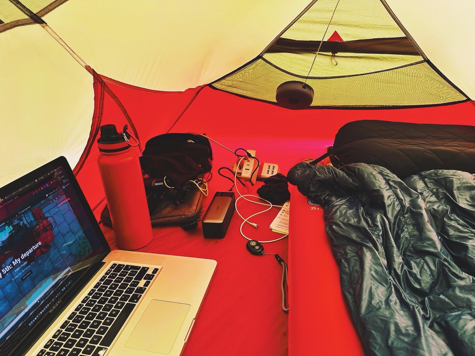 jTrvls tent editing studio 4