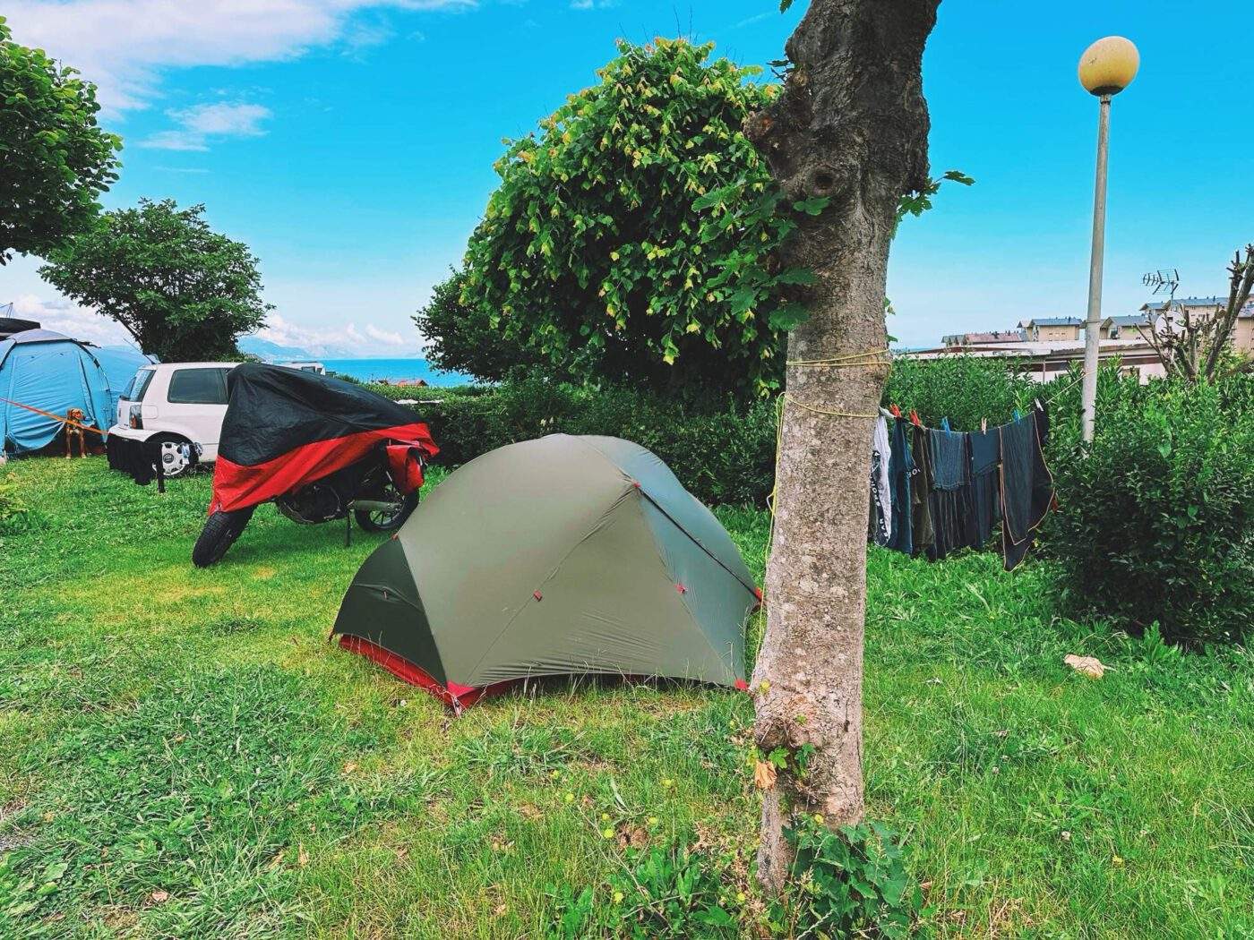 Camping life at Sopelana, Spain ๐ช๐ธ