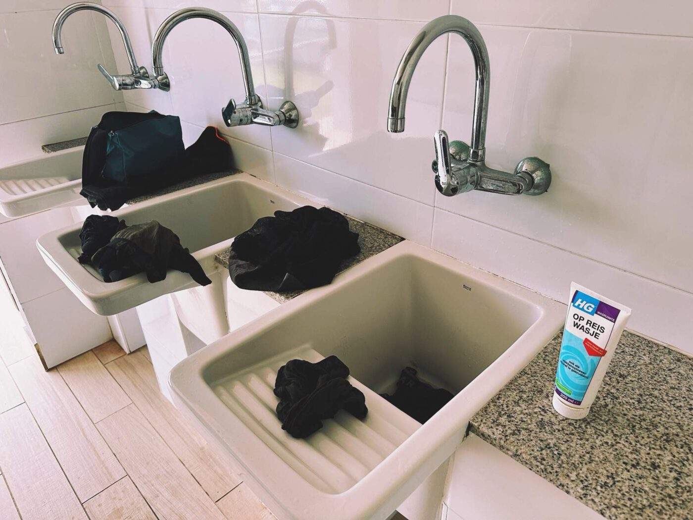 Cloths washing at Sopelana, Spain ๐ช๐ธ