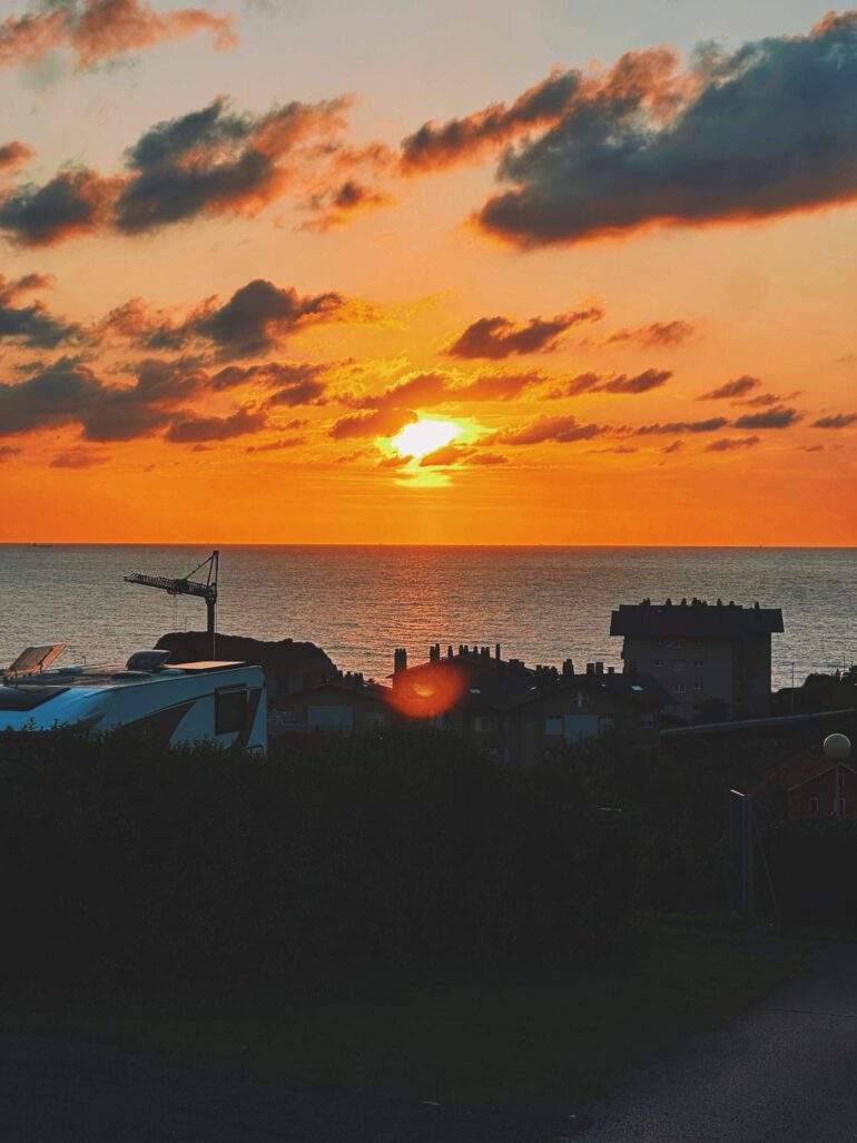 Sunset at Sopelana, Spain ๐ช๐ธ