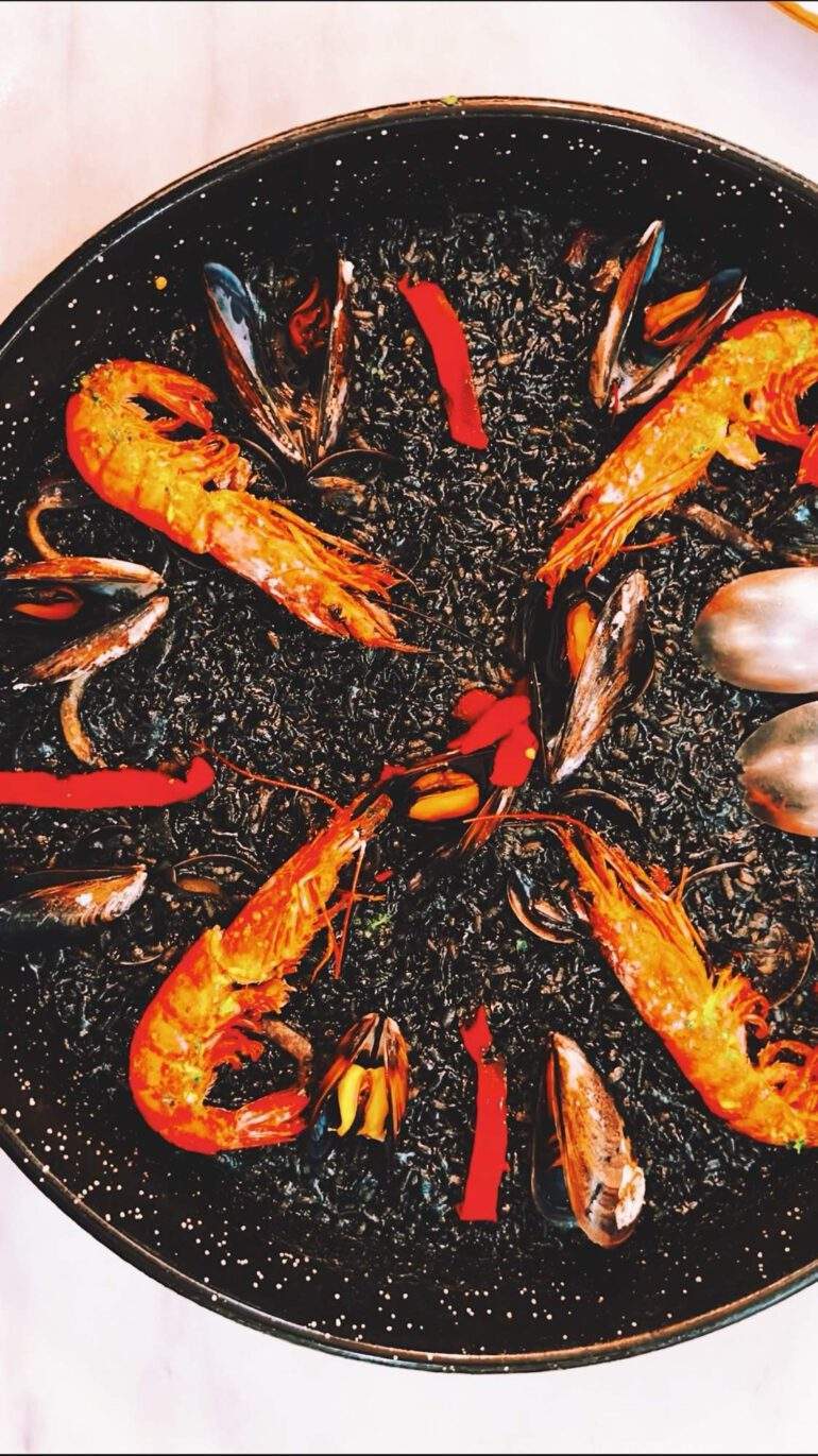 Paella negro