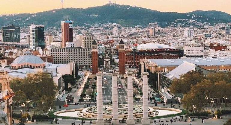 Plaรงa de Espanya, Barcelona, Spian ๐ช๐ธ