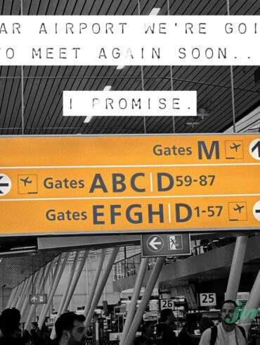 Dear airport we're going to meet again soon... I promise.