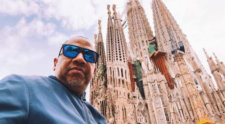 Sagrada Familia selfie